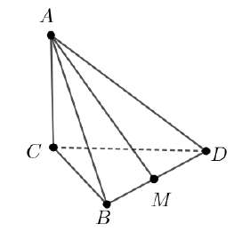 Tứ diện ABCD với M trung điểm BD