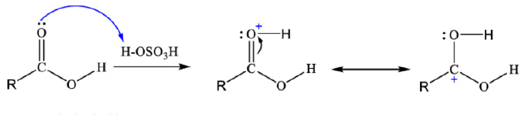 Cơ chế tạo carbocation từ alcohol bậc I